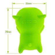 Smileto Mini Pig Outdoor &amp; Shower Waterproof Portable Wireless Bluetooth Speaker With Hands Free Calling, Rechargeable... N3