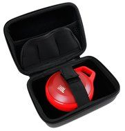 DURAGADGET Premium Quality Black Hard Shell EVA Box Case with Carabiner Clip &amp; Twin Zips for NEW JBL Clip / Clip...