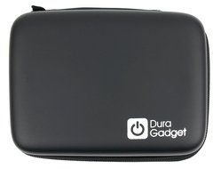 DURAGADGET Premium Quality Black Hard Shell EVA Box Case with Carabiner Clip &amp; Twin Zips for NEW JBL Clip / Clip... N3