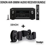 Denon AVR-S900W Bundle 7.2-Channel Network A/V Receiver with Bluetooth and Wi-Fi + Paradigm Cinema 100 Home Theater...