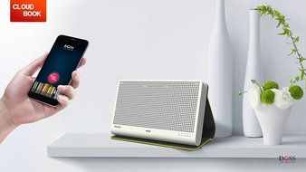 DOSS Cloud Book Wireless Portable Bluetooth 4.0 &amp; Wi-Fi Straming Music speaker,support Pandora,Spotify,iHeart,... N8