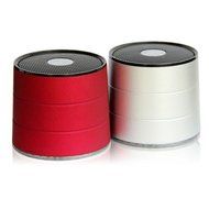 Portable Bluetooth Stereo Speaker For iPhone Smartphone Device Color White