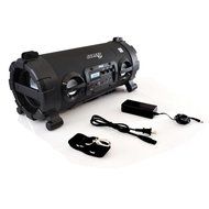 Pyle - Wireless Portable Bluetooth Boom Box Speaker,Built-in Rechargeable Battery, MP3/USB/SD, FM Radio, DJ Party...