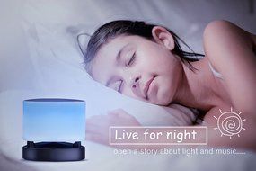 Wireless Bluetooth Portable Mini LED Color Changing Speaker, APP Light Control, 16 Million Colors and Hands Free... N5