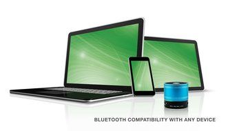 Turcom TS-451 Mini Blue Wireless Bluetooth Speaker 360 Degree Sound Enhanced Bass Hands Free 5 Hour Playtime Audio... N3
