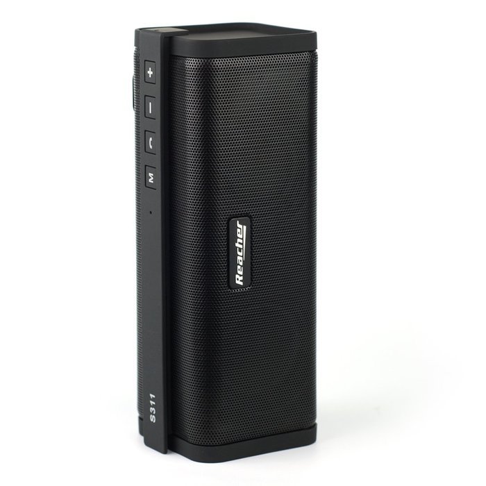 Reacher Portable Bluetooth Speaker FM Radio MP3 Player Built-In Power Bank, Mic, Micro TF SD Card, USB Input,... N19