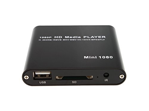 Actpe Western Mini 1080P Full HD Digital Media Player-MKV/RM-SD/USB HDD-HDMI for Windows & MAC OS w/ remote controller... N2