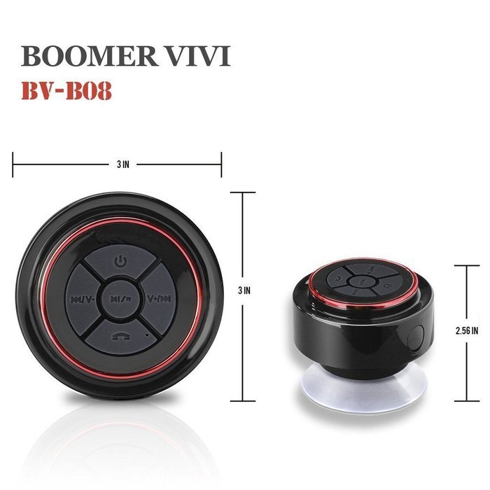 BOOMER VIVI Bluetooth Speaker B08, Waterproof Shockproof Dustproof Wireless Stereo Speaker Built-in Mic for Handsfree... N4
