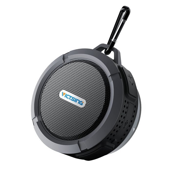 VicTsing Shower Speaker, Wireless Waterproof Speaker with 5W Drive, Suction Cup, Buit-in Mic, Hands-Free Speakerphone... N24