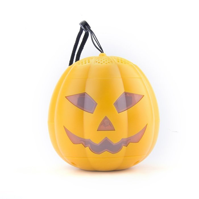 Wireless Pumpkin Speaker, Bnest Freak Stereo Outdoor Recharging Bluetooth Speaker in Pumpkin Style for Halloween... N2