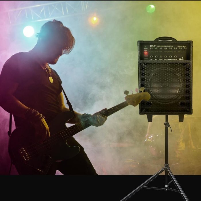 Pyle PWMA930IBT Wireless Portable Bluetooth PA Speaker System, Rechargeable Battery, Microphone, 600W N6