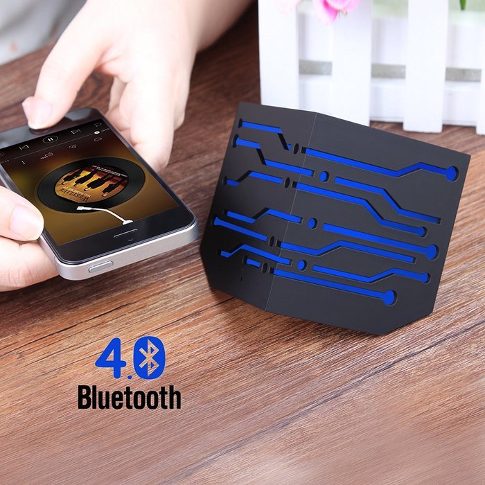 Wotmic Bluetooth Speakers Portable Speakers Outdoor Speakers Wireless Speakers NFC Tech Black N7