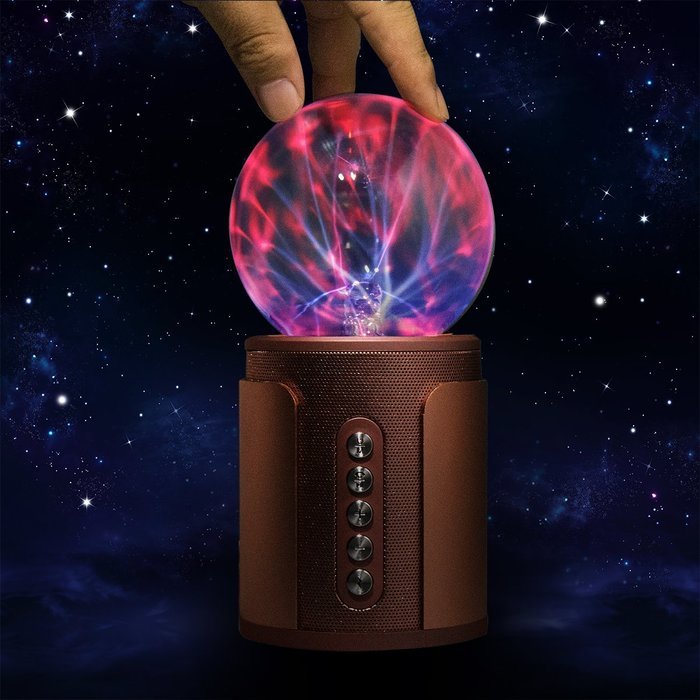 Uchoir Magic Plasma Ball Bluetooth Speaker, Fantastic Flashing Lightning ball Stereo Wireless Bluetooth Speaker... N5
