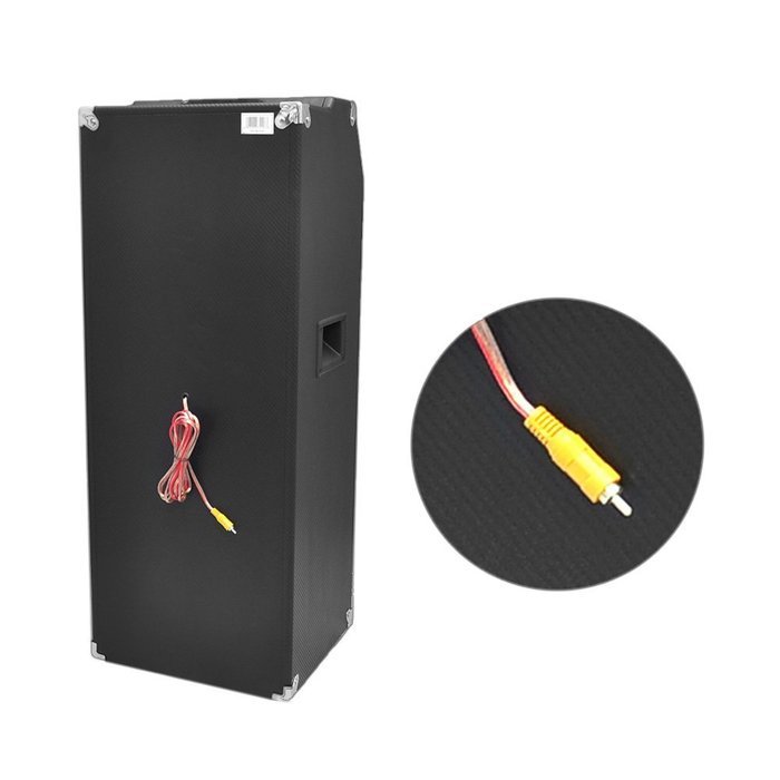 Pyle PSUFM1035A Bluetooth 1000 Watt 2-Way Speaker System with SD Card Reader, FM Radio, 3.5mm AUX Input and Flashing... N4