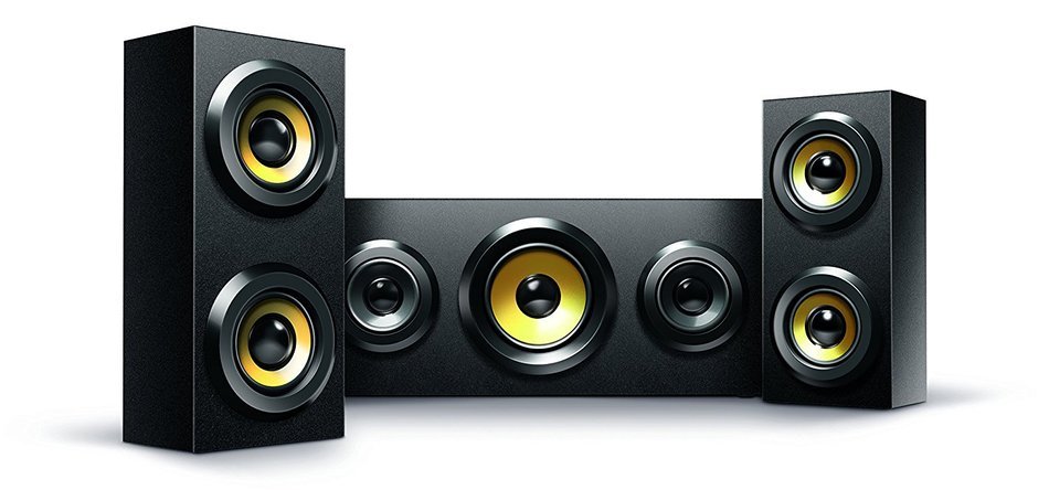 Polaroid Bluetooth Stereo Sound System, Three Piece System, Portable & Rechargeable System (Black)