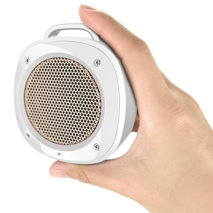 Divoom Airbeat-10 Water Resistant Bluetooth 3.0 Portable Speaker, with Suction Cup for Showers, Bike Mount speaker... N3