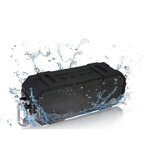 Woozik Wave HD Wireless Bluetooth Speaker: Built-in Speakerphone, IPX6 Water Resistant,, Loud Stereo Sound, Great...