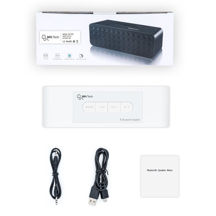 MHtech Wireless Mobile Speaker Portable Wireless Bluetooth Speaker Bass amplifier 10 watts,8-12 hours of battery... N6