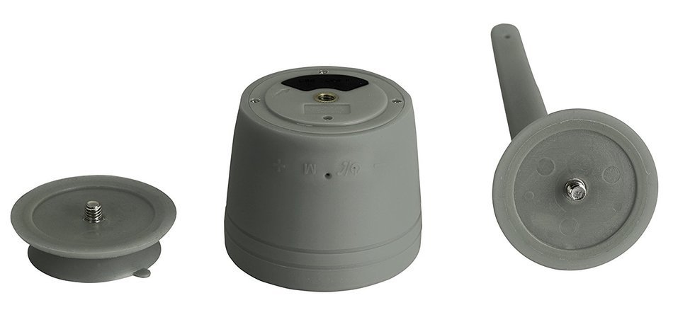 Waterproof Wireless Bluetooth Speaker - Grey - Loop, Set, Stick - the Perfect Rugged Speaker for the Outdoors!...