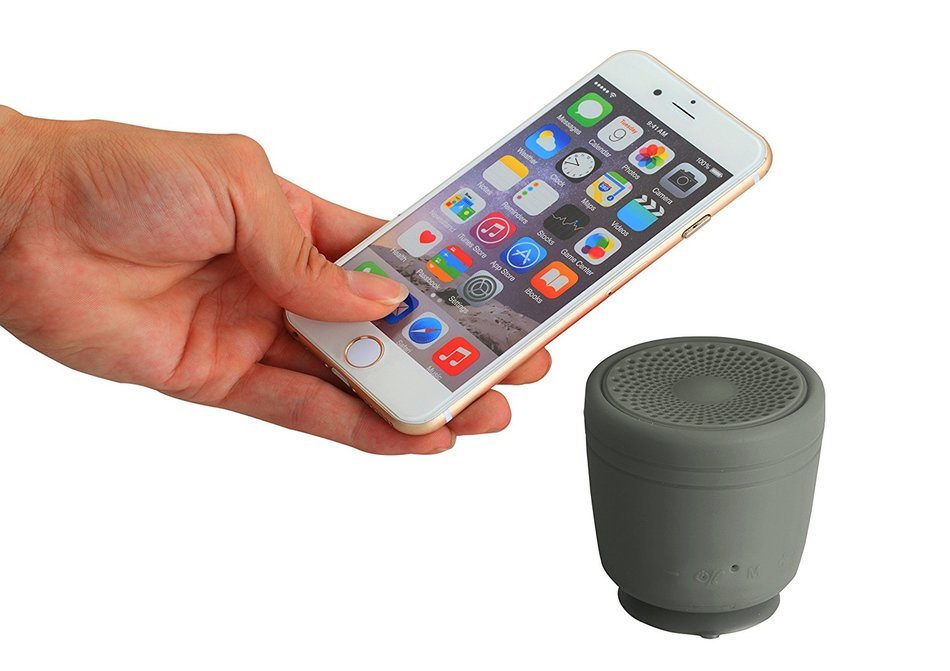Waterproof Wireless Bluetooth Speaker - Grey - Loop, Set, Stick - the Perfect Rugged Speaker for the Outdoors!... N2