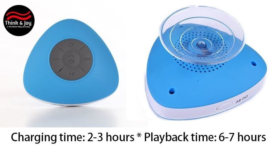 Bluetooth Waterproof Shower Speaker 4.0, HIGH QUALITY SOUND, Resistant, Handsfree, Portable Speakerphone with... N2