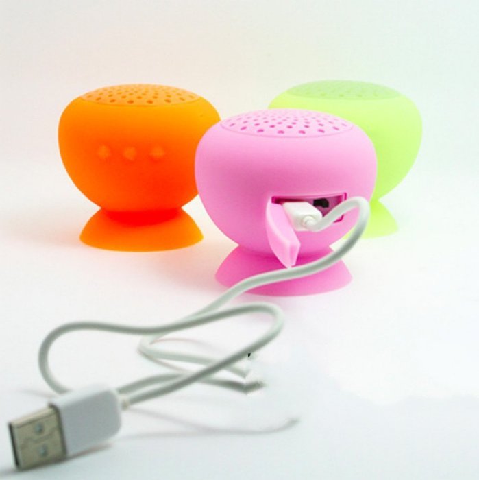 Wireless Bluetooth Shower Speaker／Mini Phone holder mount ，Hands-Free speaker phone for Showers, Pool, Boat, Car... N6