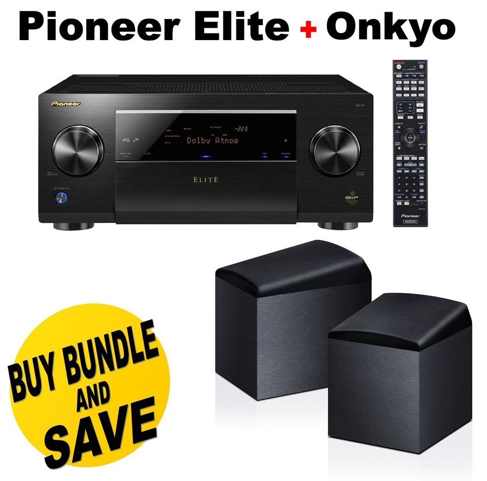 Pioneer Elite SC-97 9.2 Channel Networked Class D3 Av Receiver with Built-in Bluetooth, Wi-fi & Dolby Atmos +... N4