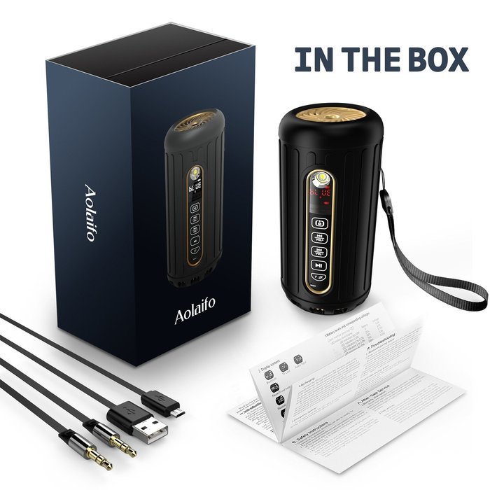 Aolaifo Portable Bluetooth Wireless Speaker - BEST for Outdoor, Sports - Waterproof, Dustproof, Shockproof w/... N9