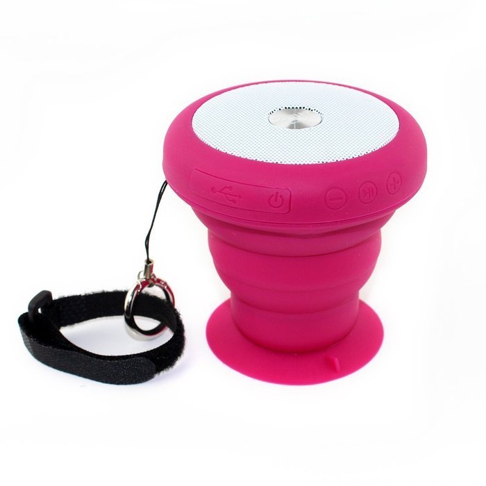 Shower Speaker, Portable Wireless FM Radio Speakers with Suction Cup for Shower Music Beach Pool Outdoor By ZDW... N2