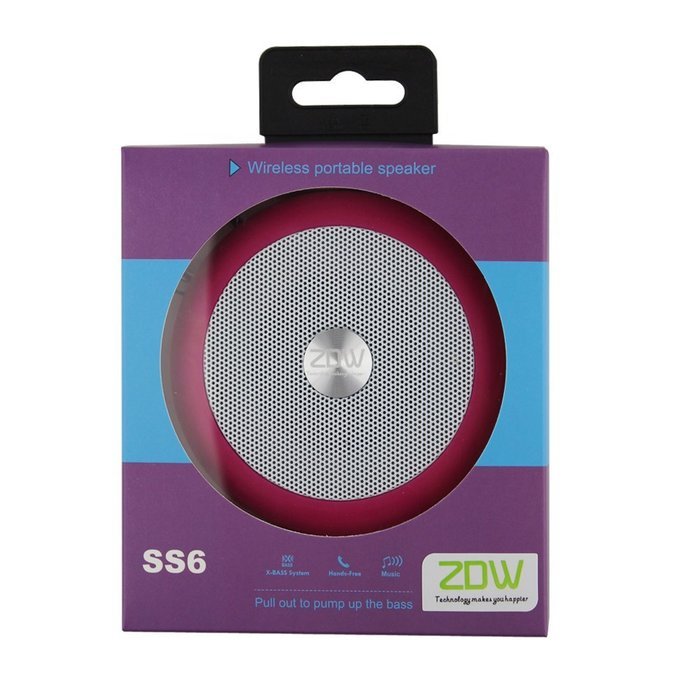 Shower Speaker, Portable Wireless FM Radio Speakers with Suction Cup for Shower Music Beach Pool Outdoor By ZDW... N7
