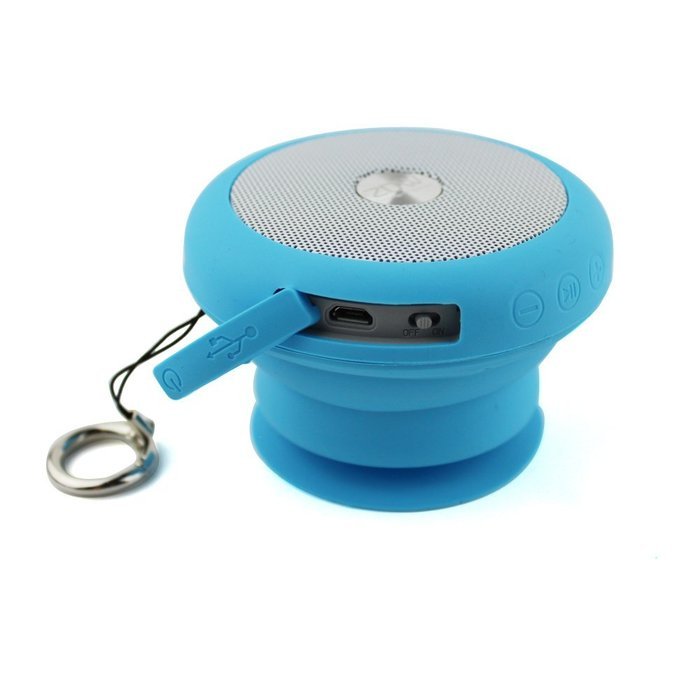 Shower Speaker, Portable Wireless FM Radio Speakers with Suction Cup for Shower Music Beach Pool Outdoor By ZDW... N10
