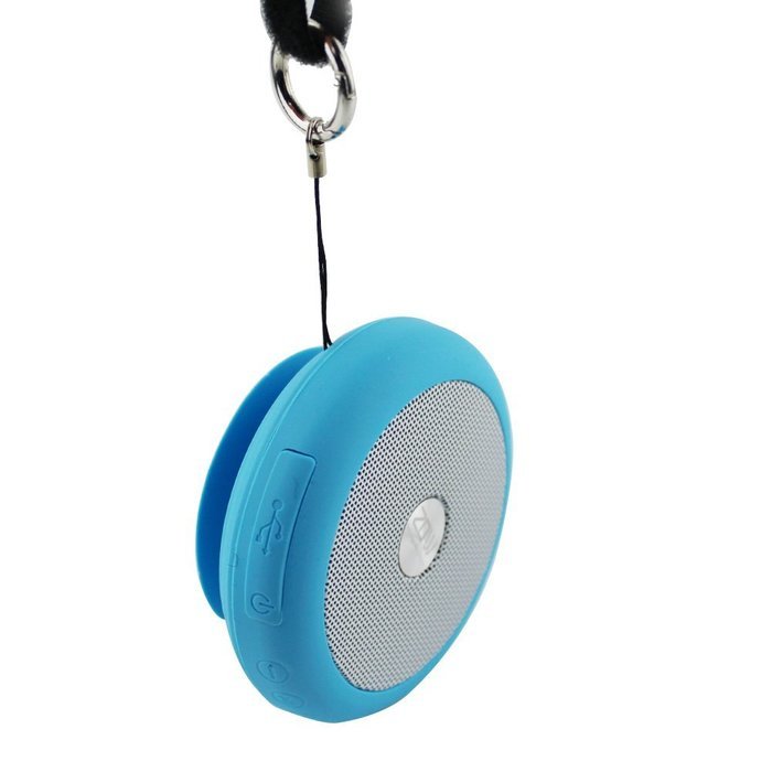 Shower Speaker, Portable Wireless FM Radio Speakers with Suction Cup for Shower Music Beach Pool Outdoor By ZDW... N12