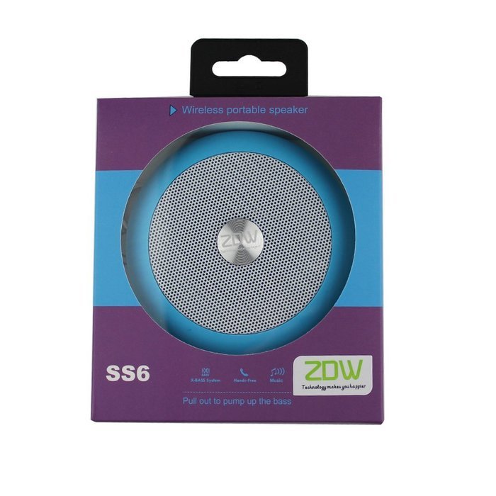 Shower Speaker, Portable Wireless FM Radio Speakers with Suction Cup for Shower Music Beach Pool Outdoor By ZDW... N14
