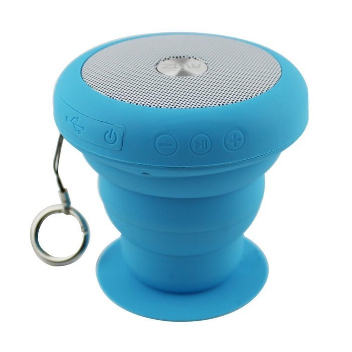 Shower Speaker, Portable Wireless FM Radio Speakers with Suction Cup for Shower Music Beach Pool Outdoor By ZDW... N15