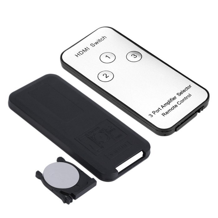 BephaMart 3x1 3 Port 1080P Video HDMI Switch Switcher Splitter IR Remote For HDTV PS3 DVD N5