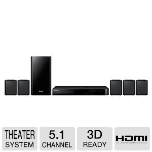 Samsung 5.1 Channel 500 Watt Bluetooth 3D Blu-ray Home Theater System