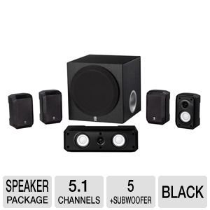 Yamaha 5.1 Channel Surround Sound Multimedia Home Theater Speaker System