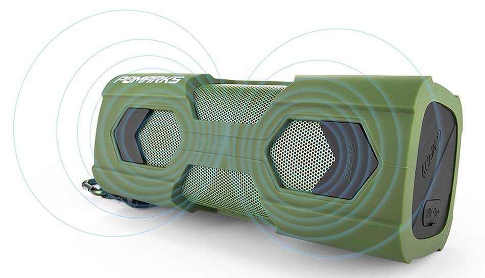 Bluetooth Speaker, Pomarks X1 Portable Wireless Speaker with Dual 5W Drivers, Premium Car Surround Stereo Speaker...