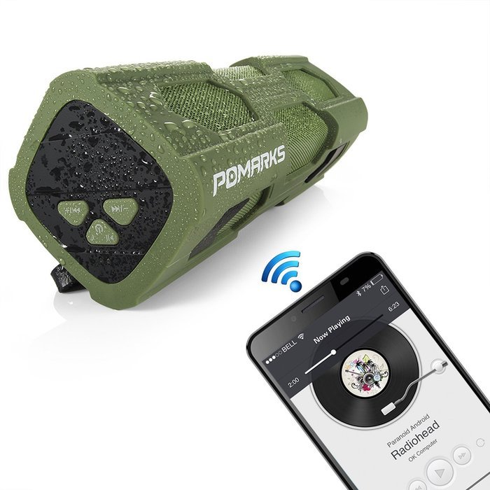 Bluetooth Speaker, Pomarks X1 Portable Wireless Speaker with Dual 5W Drivers, Premium Car Surround Stereo Speaker... N3