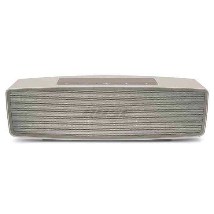 Bose SoundLink Mini II Bluetooth Speaker (Pearl) with Soft Cover (Navy Blue) N7