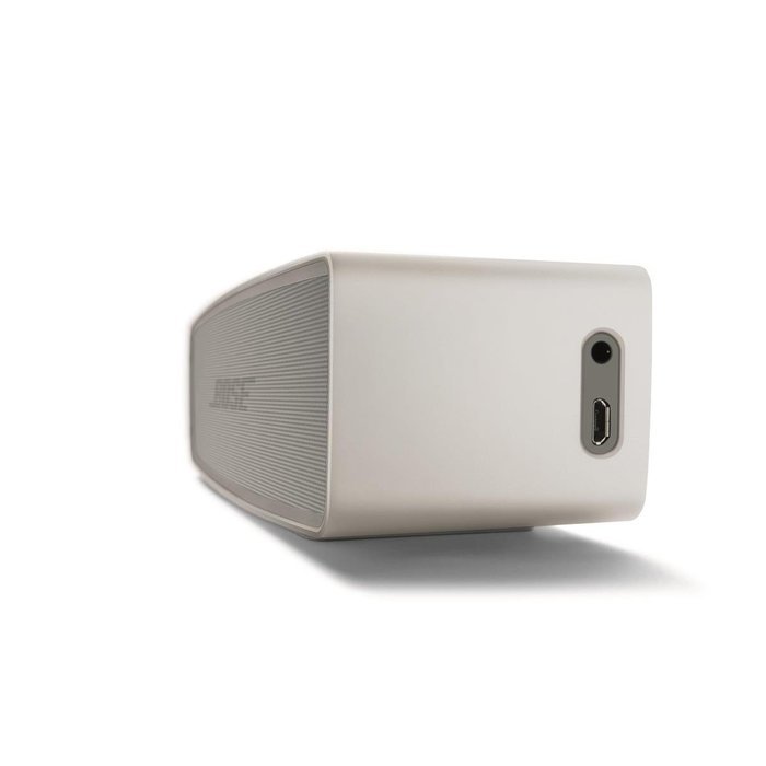 Bose SoundLink Mini II Bluetooth Speaker (Pearl) with Soft Cover (Navy Blue) N8