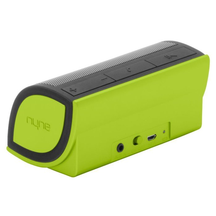 NYNE Multimedia Inc Mini Portable Bluetooth Speaker (White/Purple) N9