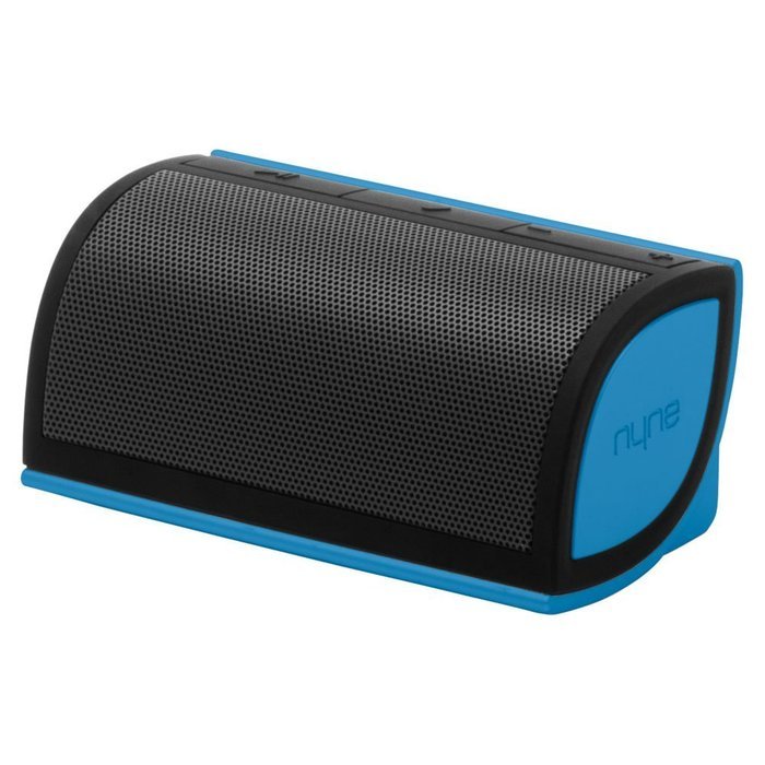 NYNE Multimedia Inc Mini Portable Bluetooth Speaker (White/Purple) N14