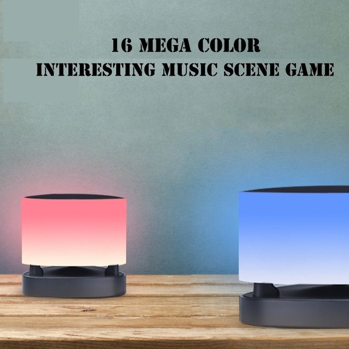 CrazyLynX Wireless Bluetooth 4.0 Speaker Smart Touch LED Mood Lamp, APP control, Night Light , Hands free ,Compatibility... N8