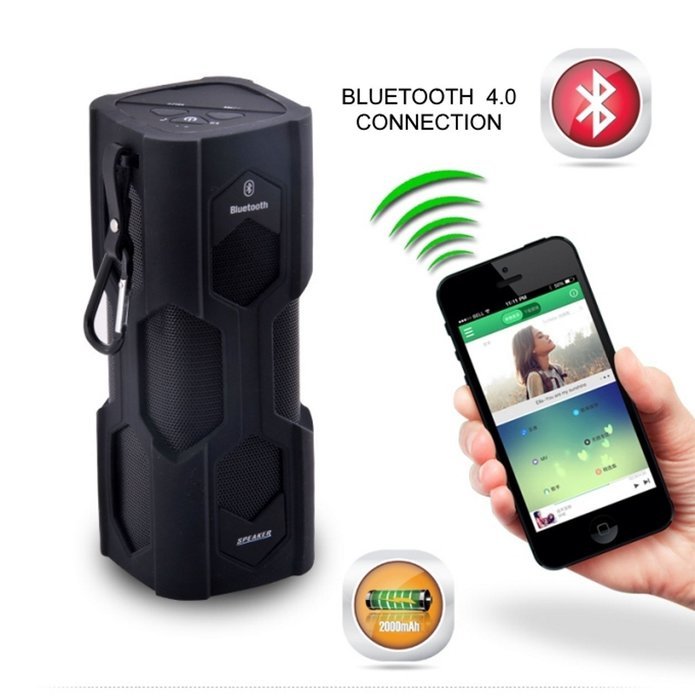Wireless Speakers Bluetooth 4.0 by Acoustics Definition &reg; &ndash; Water Resistant/Portable/Shockproof with 10W Speaker... N3
