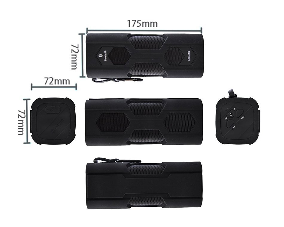 Wireless Speakers Bluetooth 4.0 by Acoustics Definition &reg; &ndash; Water Resistant/Portable/Shockproof with 10W Speaker... N6