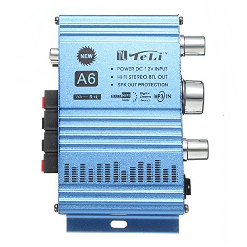 BephaMart Hi-Fi Audio Stereo Amplifier For Cars Motorcycle Boat Home N6