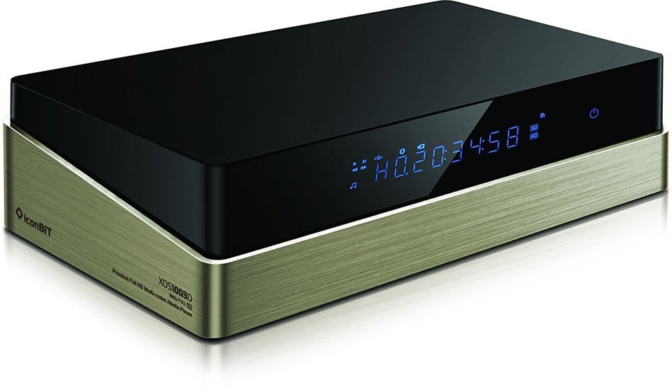 iconBIT XDS1003D 3D Network Media Player 1080p - Features 750 Mhz CPU, USB 3.0, Gigabit LAN, HDMI 1.4 (Realtek...