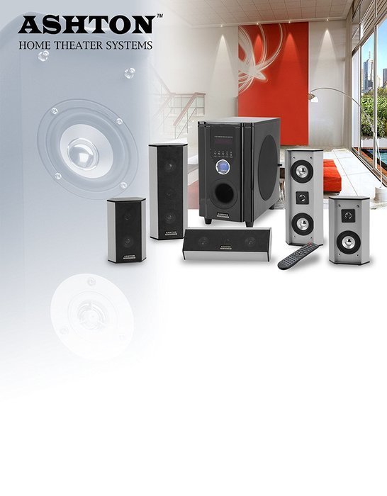 Enrich Your Life Style with Super Deal Brand New Ashton Movie Theater Quality Home Theater Sound Systems