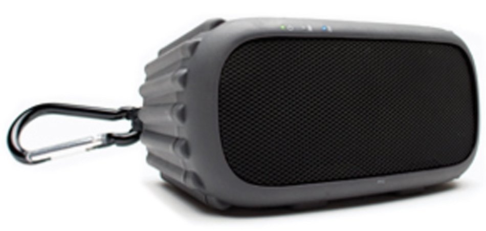 ECOXGEAR - ECOROX Rugged and Waterproof Wireless Bluetooth Speaker - Black N5
